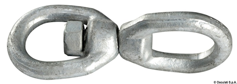 Galvanized chain swivel 10 mm