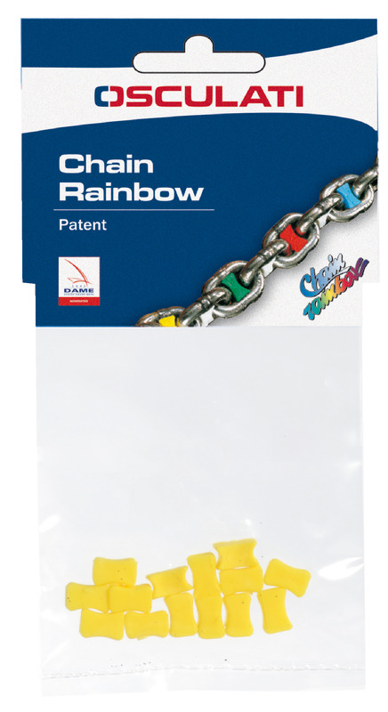 Chain marker, red 12 mm