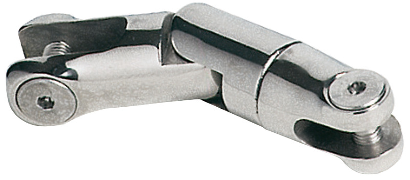 2-joint swivelling connection AISI 316 9/10 mm