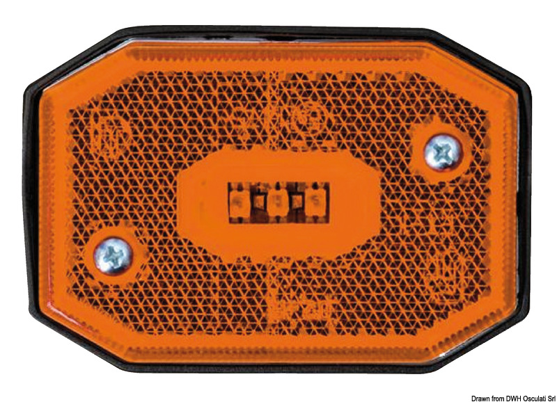 Side LED orange light