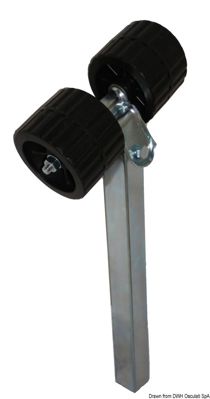 Side swinging roller 30 mm