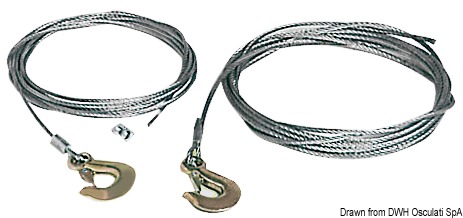 Windlass cable 5 mm x 4.5 m