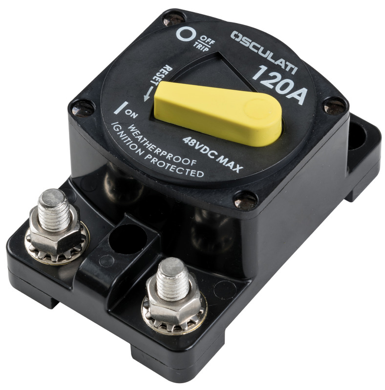 Watertight surface mount circuit breaker 70 A