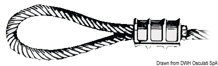 Aluminium sleeve 2.5 mm