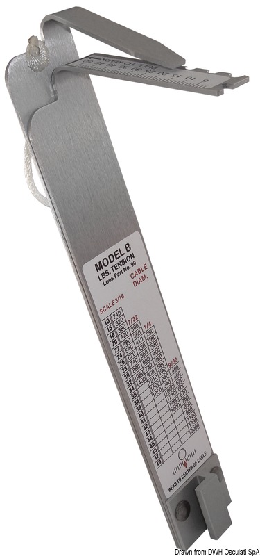 Loos tensiometer for cables 5/6/7 mm