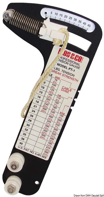 Loos professional tensiometer cables 8/9/10 mm