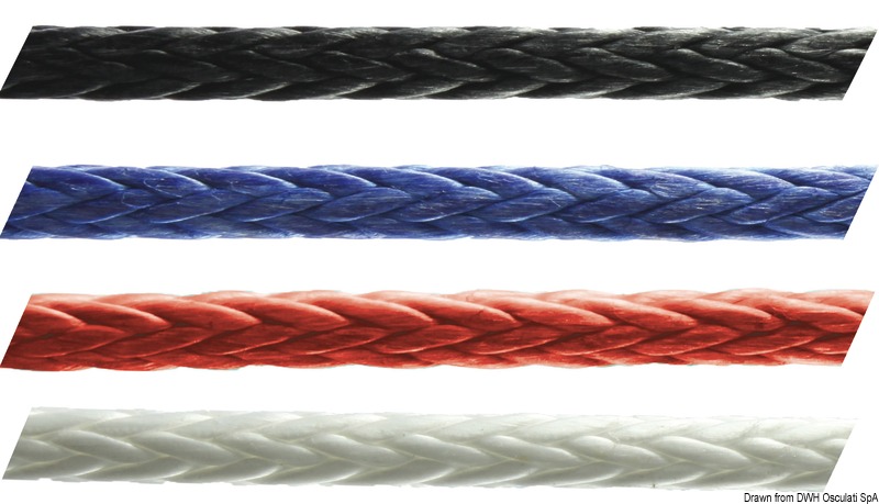 Marlow Excel D12 braid, red 2.5 mm