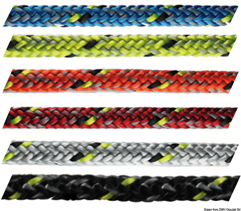 Marlow Excel Racing braid, black 3 mm