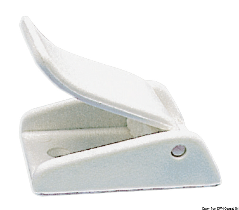 Plastic buckle for straps max 30 mm, screw fixing