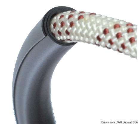 Spiroll rope saver 16/25 mm black
