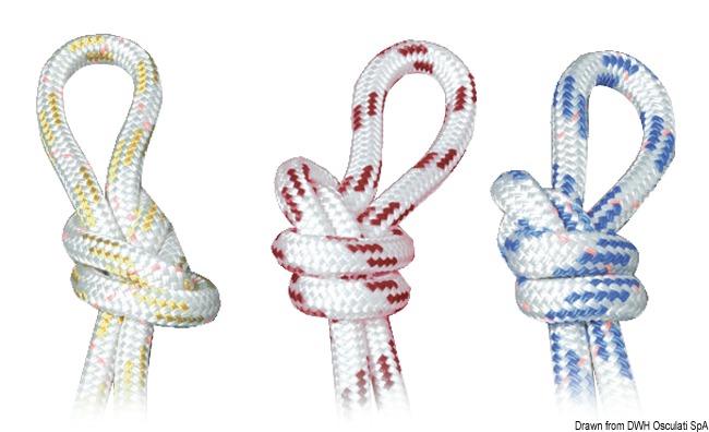 Dyneema braid blue 3 mm