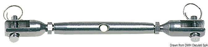 Turnbuckle AISI 316 6 mm