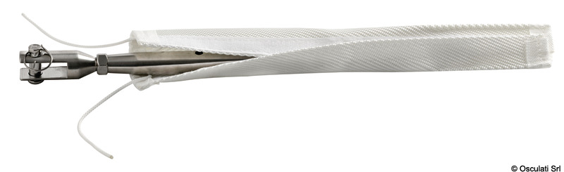 Turnbuckle white protecting sleeve 30 mm