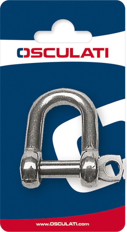 SS AISI 316 D-shackle 4 mm (retail 1 pc.)