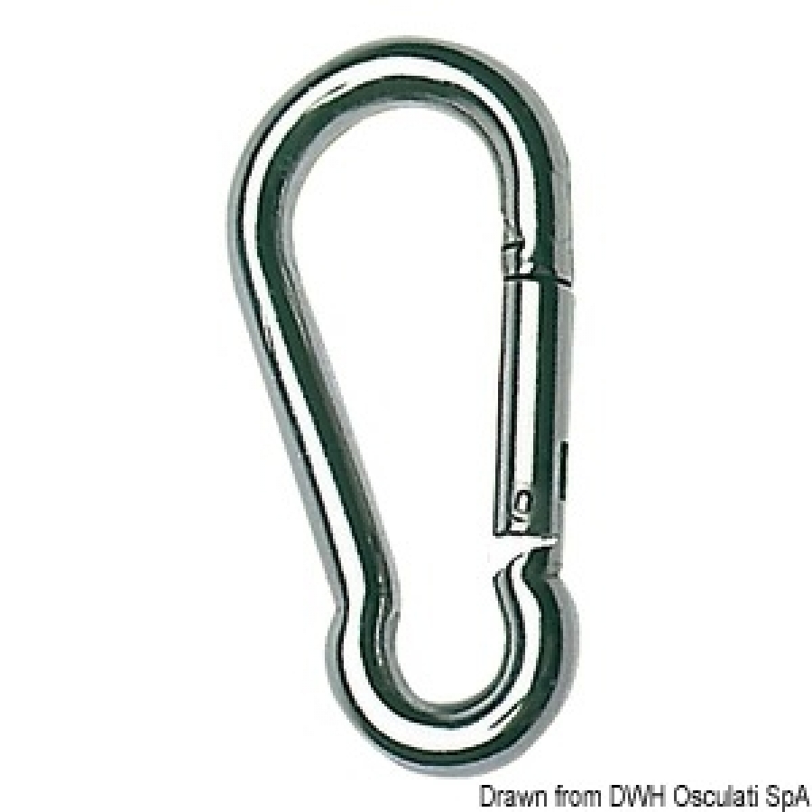 Carabiner hook AISI316 8mm