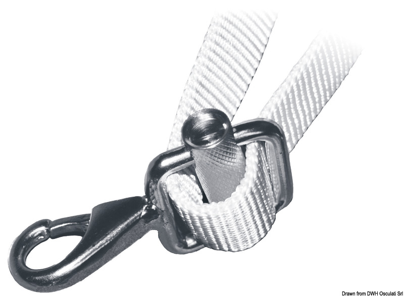 Shackle AISI 316 w/buckle 25 mm