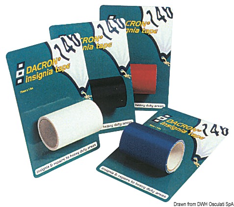 Adhesive tape 75 mm x 1.5 m red