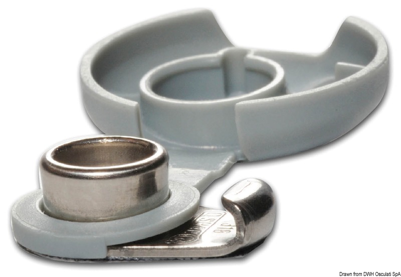 10 plastic caps for Q-SNAP snap fasteners
