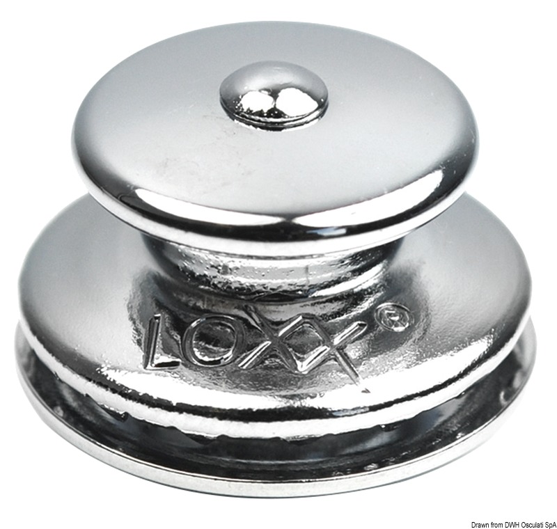 Loxx female snap fastener VA-Stahl 15 mm