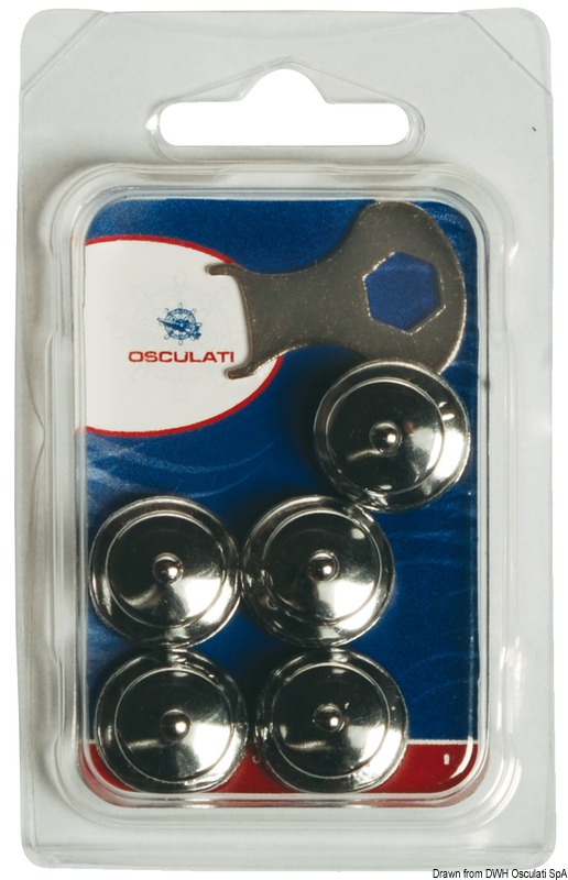 Loxx female snap fasteners Blister N. 5