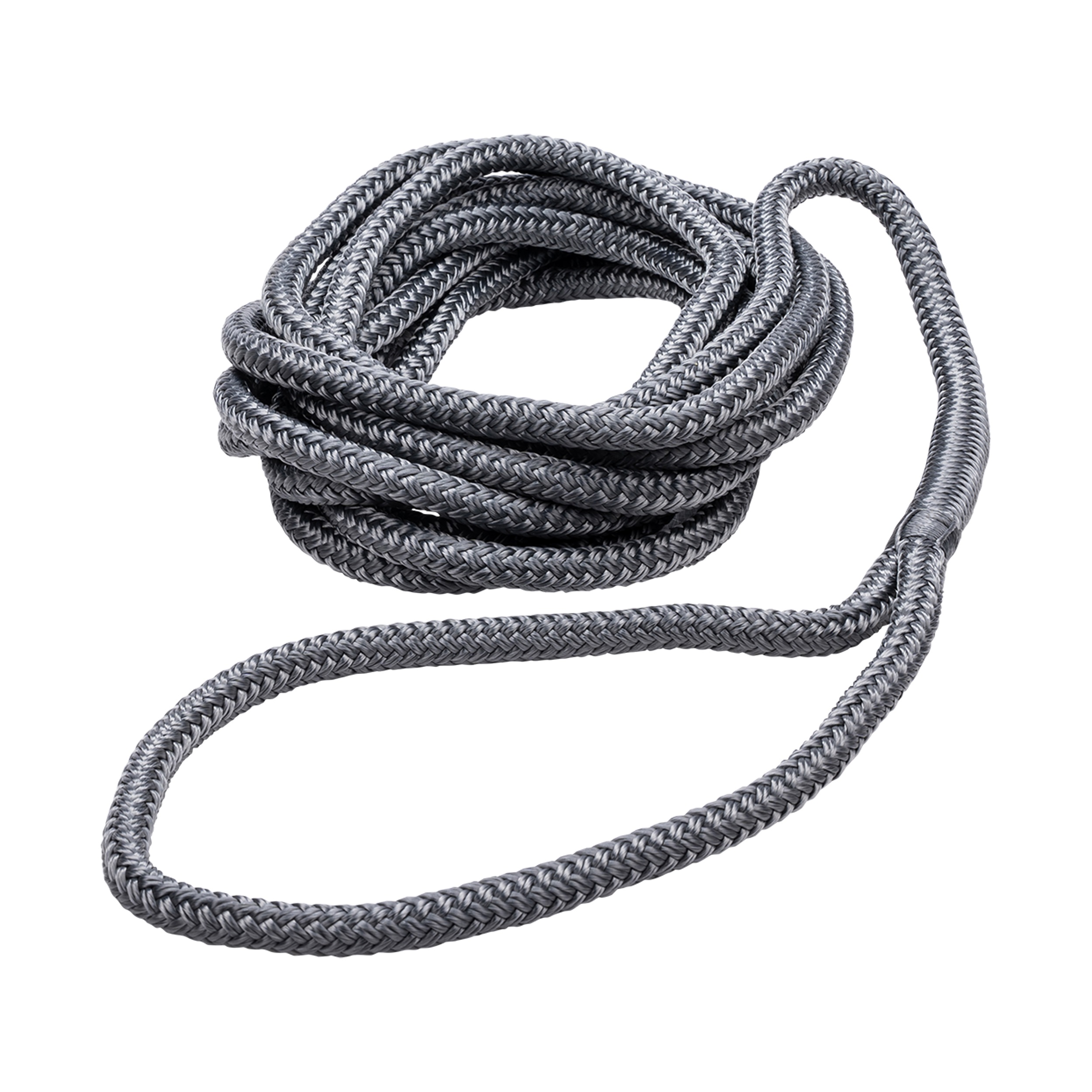 Qvarken Mooring Rope Dockline with eye 12mm 10m grey