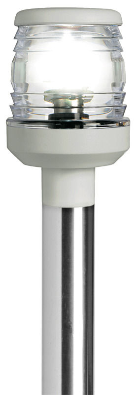 Recess-fit removable led white pole