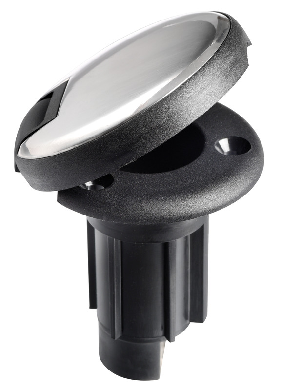 Pull-out led lightpole w/black base 60 cm