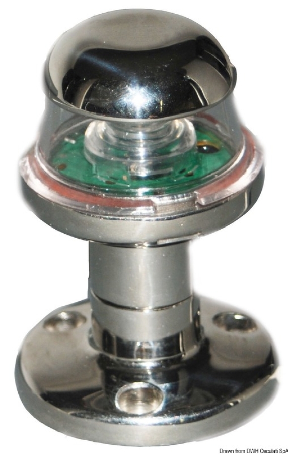 Orions AISI316 360° white navigation light 12/24V