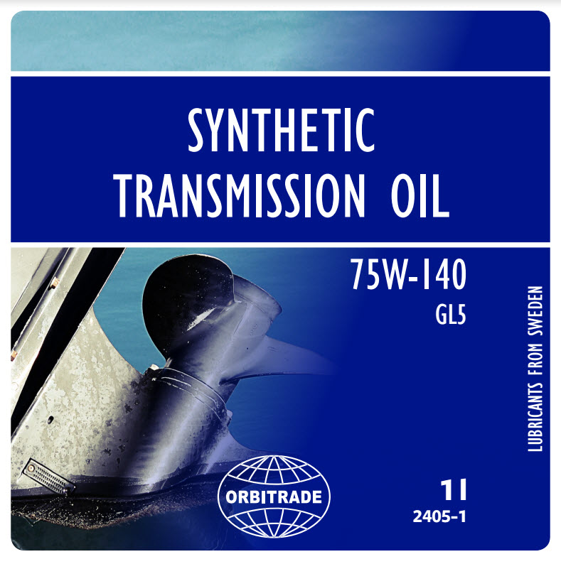 Orbitrade Gearcase oil synthetic 75w140.1L