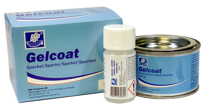 BHP Gelcoat-Filler 100g 70532 blue inc. hardener