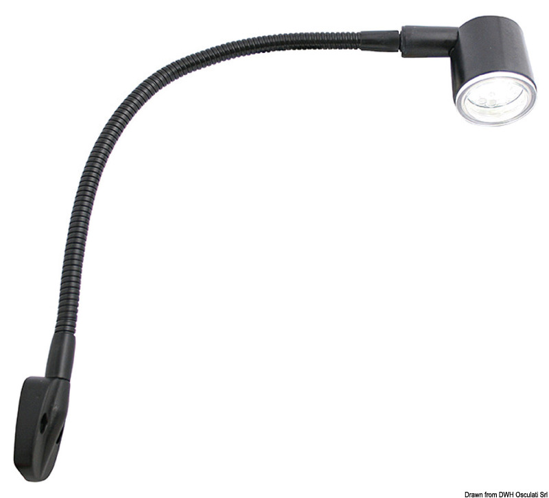 Flexible arm 6 x SMD LED light 8/30 V 130 mm