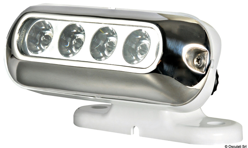 LED light 4 white LEDs, complete