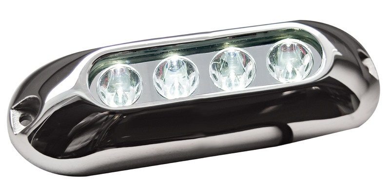 Underwater spot light w/ 4 white LEDs