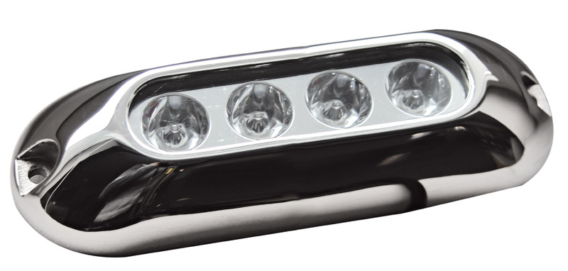 Underwater spot light w/ 4 blue LEDs