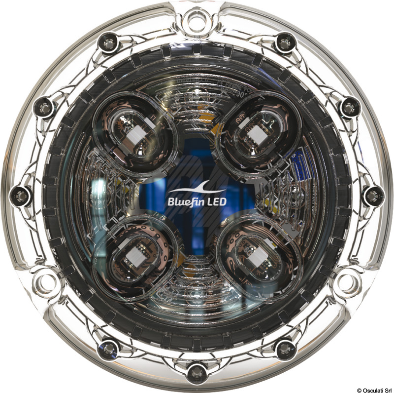 PIRANHA P4 POLYMER LED underwater light white + blue