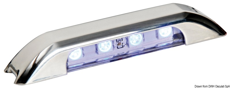 LED courtesy white light w/front panel