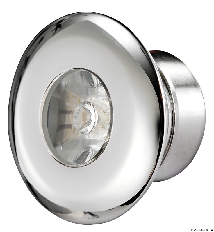 LED courtesy round white light