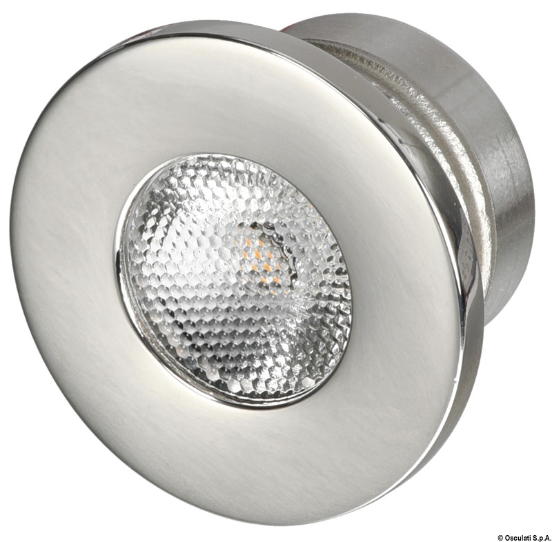 Recess LED courtesy front light blau