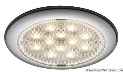 Procion day/night LED ceiling light white + blue