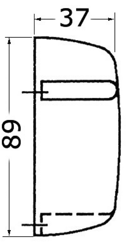 External Courtesy light 12 V 10 W