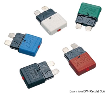 Resettable blade fuse 15 A