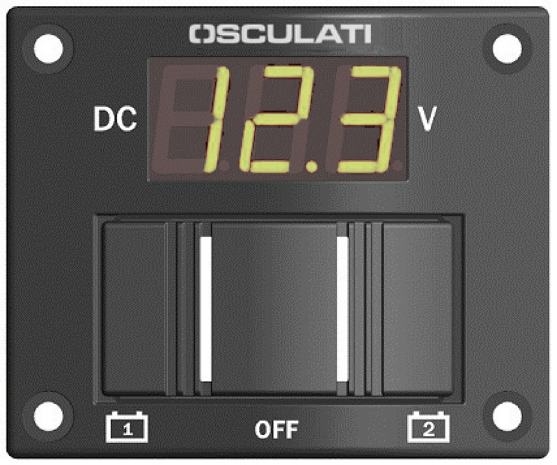 2-battery panel with tester digital IP56
