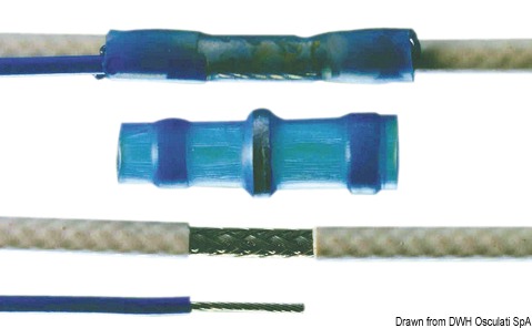 Watertight soldering joints red