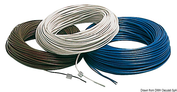 Copper cable brown 1.5 mm² 100 m
