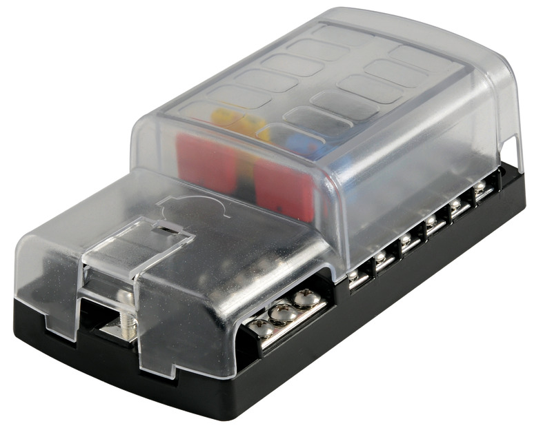 Resettable fuse holder box 12 housings
