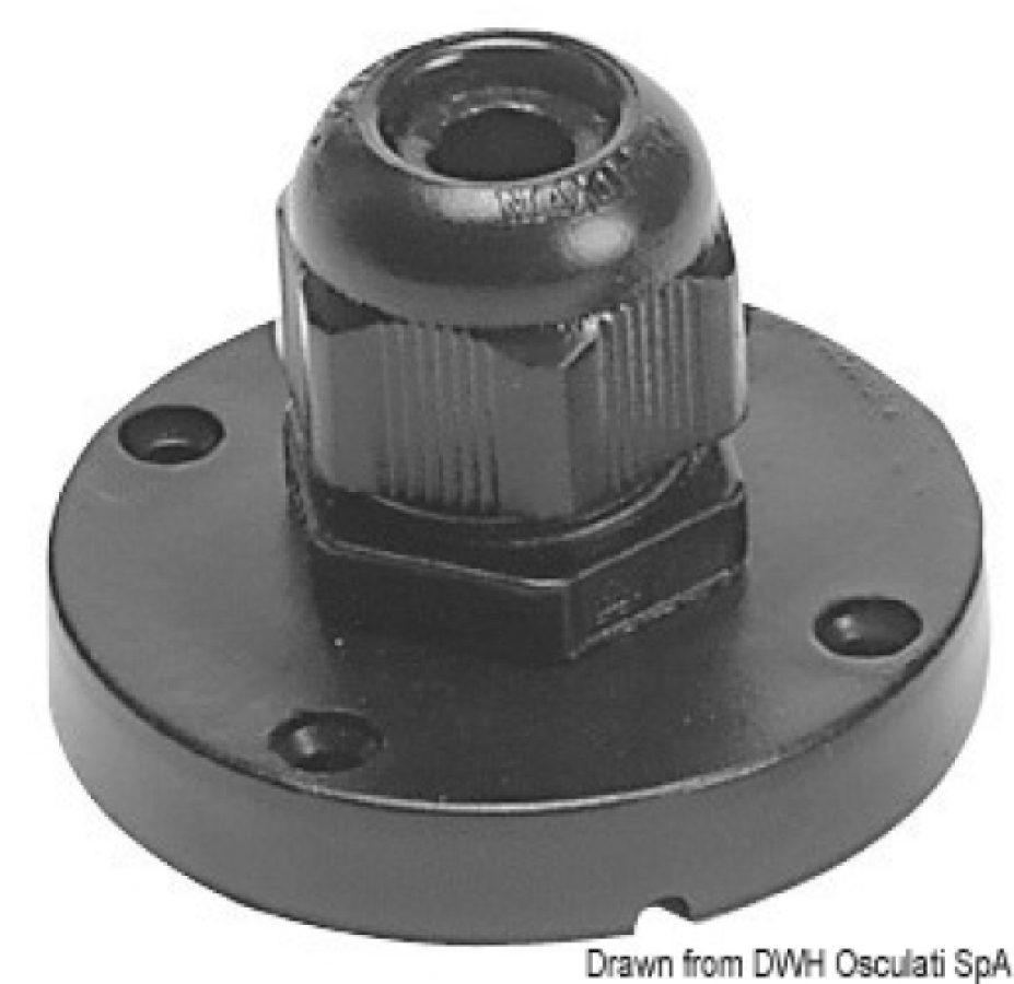 Waterproof cable gland 10-16mm - Base 52.5mm H48mm