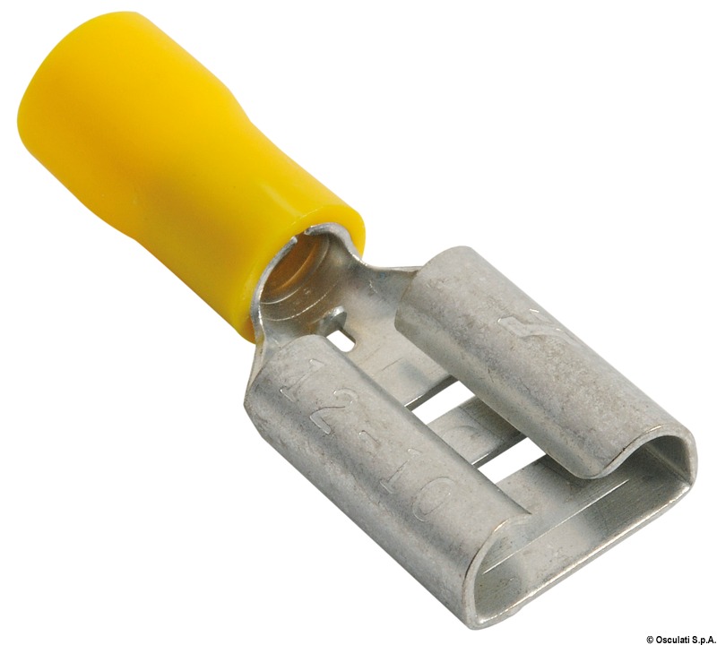 Faston pre-insulated female connector 2.5-6mm²