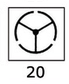 Switch cover - with symbol - autopilot