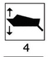 Toggle w/lighted symbols Flaps B