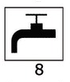 Toggle w/lighted symbols Pressure tank B
